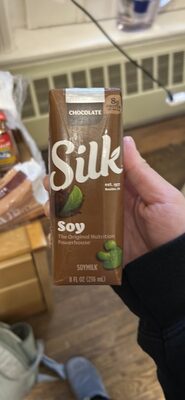 Silk Soymilk Chocolate 8oz, Shelf Stable