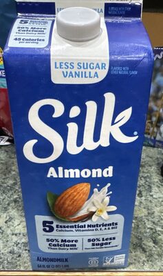 Silk ESL Almond 64oz Less Sugar Van