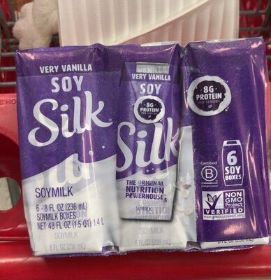 Silk Asep Soy 6-pk/8oz Very Vanilla