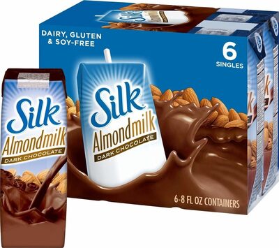 Silk Dark Chocolate Almondmilk 6-8 fl. oz. Aseptic Packs 3 count