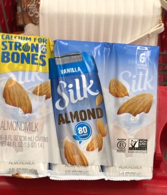 Silk Vanilla Almondmilk 6-8 fl. oz. Aseptic Packs 3 count