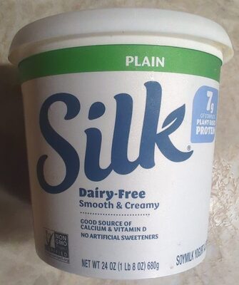 Silk Dairy Free Soy  Yogurt Alternative 24oz Simply Plain