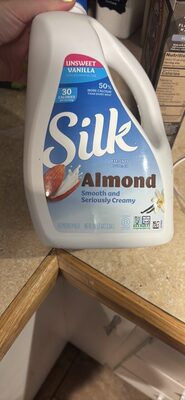Silk ESL Almond 96oz Unsweet Vanilla