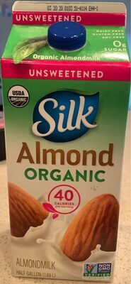 Unsweet Organic Almondmilk, Unsweet