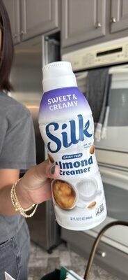 Silk Creamer Almond Sweet & Creamy 32oz, Extended Shelf Life