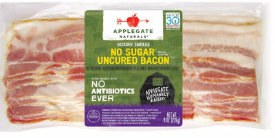 Hickory Smoked No Sugar Uncured Bacon