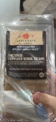 Uncured Peppered Genoa Salami, Peppered