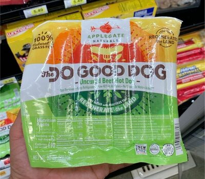 Uncured Beef The Do Good Dog Hot Dog, Uncured Beef