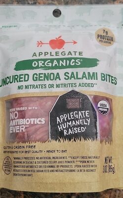 Uncured Genoa Salami Bites, Uncured Genoa Salami