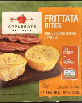 Frittata Bites Egg, Uncured Bacon & Cheese, Frittata Bites