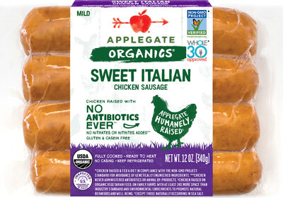 Mild Sweet Italian Chicken Sausage, Mild Sweet Italian