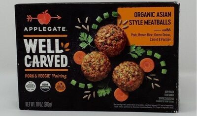 Organic Asian Style Meatballs, Organic Asian Style