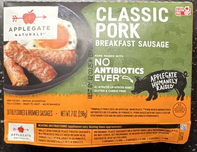 Classic Pork Breakfast Sausage, Classic Pork