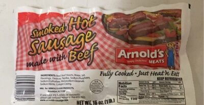 Smoked Hot Sausage