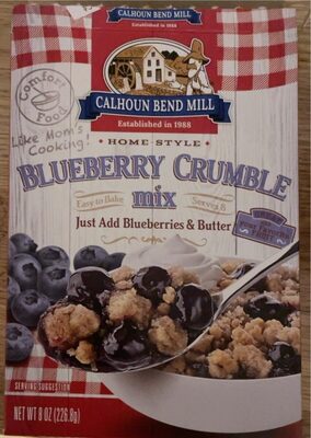 Blueberry Crumble Mix, Blueberry Crumble