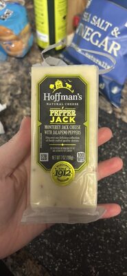 Pepper Jack Monterey Jack Cheese With Jalapeno Peppers, Pepper Jack