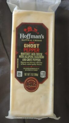 Ghost Pepper Monterey Jack Cheese With Jalapeno, Habanero And Ghost Peppers, Ghost Pepper