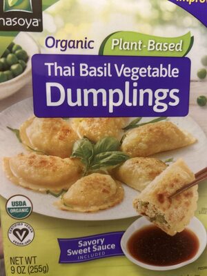 Organic Thai Basil Vegetable Dumplings