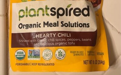 Hearty Chili Organic Meal Solutions