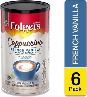French Vanilla Cappuccino Instant Coffee Beverage Mix, French Vanilla