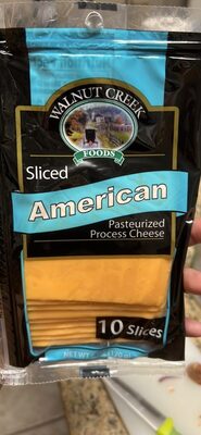 American Pasteurized Process Cheese Sliced