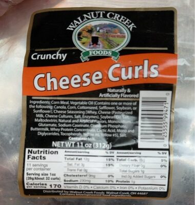 Crunchy Cheese Curls, Crunchy Cheese