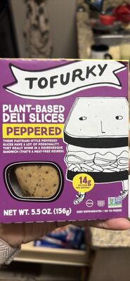 Peppered Plant-Based Deli Slices, Peppered