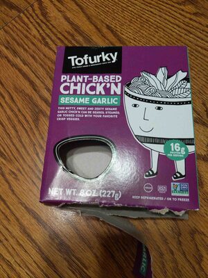 Sesame Garlic Plant-Based Chick'N, Sesame Garlic