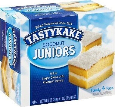 Coconut Yellow Layer Cakes With Coconut Topping, Coconut