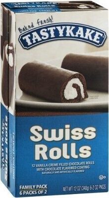 Creme Filled Swiss Rolls, Chocolate