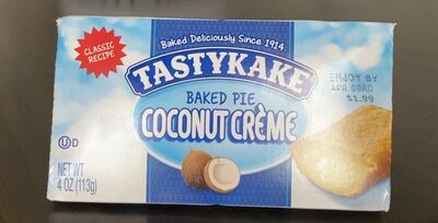 Coconut Crme Baked Pie, Coconut Crme