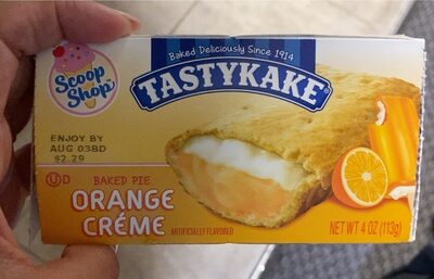 Orange Creme Baked Pie, Orange Creme