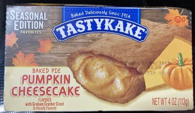 Pumpkin Cheesecake Flavored Baked Pie, Pumpkin Cheesecake