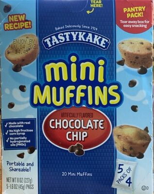 Chocolate Chip Mini Muffins, Chocolate