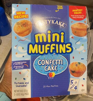 Confetti Cake Mini Muffins