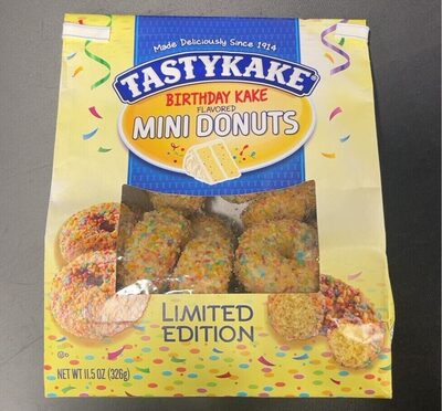 Birthday Kake Flavored Mini Donuts, Birthday Kake