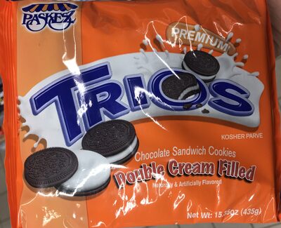 Premium Double Cream Filled Chocolate Sandwich Cookies