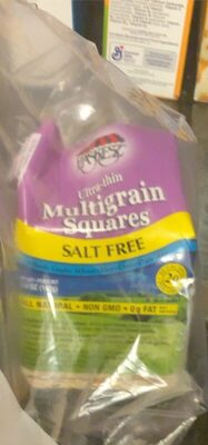 Salt Free Ultra-Thin  Multigrain Squares