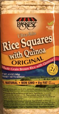 Original Ultra-Thin With Quinoa Rice Squares