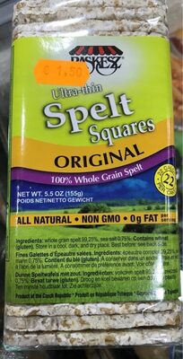 Original Ultra-Thin Spelt Squares