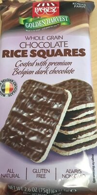 Whole Grain Chocolate Rice Squares, Chocolate