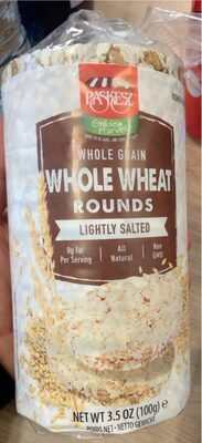 Lightly Salted Whole Grain Whole Wheat Rounds, Lightly Salted