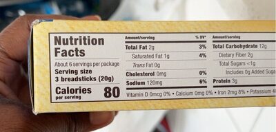 Whole Wheat Traditional Italian Breadsticks, Whole Wheat
