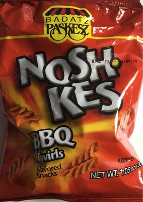 Noshkes Twirls Snacks, BBQ