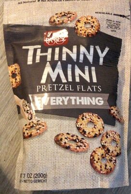 Everything Thinny Mini Pretzel Flats, Everything