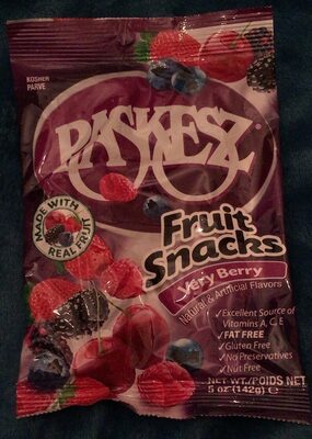 Very Berry Fruit Snacks, Berry