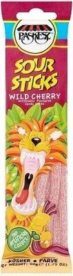 Wild Cherry Sour Candy Sticks, Wild Cherry