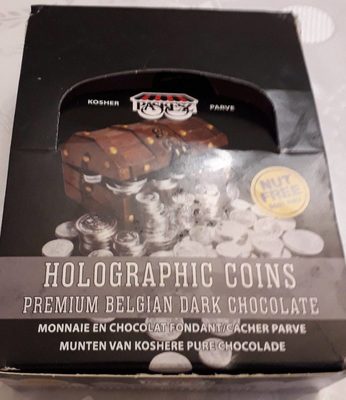 Silver Coins Premium Belgian Dark Chocolate, Dark Chocolate