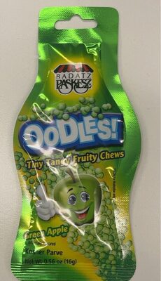 Green Apple Tiny Tangy Fruity Chews, Green Apple