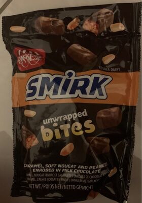 Milk Chocolate Peanuts Caramel Nougat Unwrapped Bites, Milk Chocolate; Peanuts; Caramel; Nougat